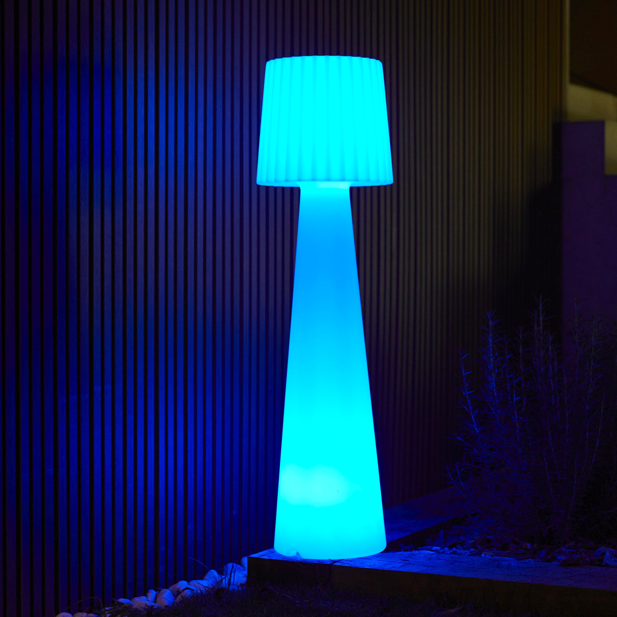 Red Deco Lady lampadaire sans fil LED H110cm multicolore