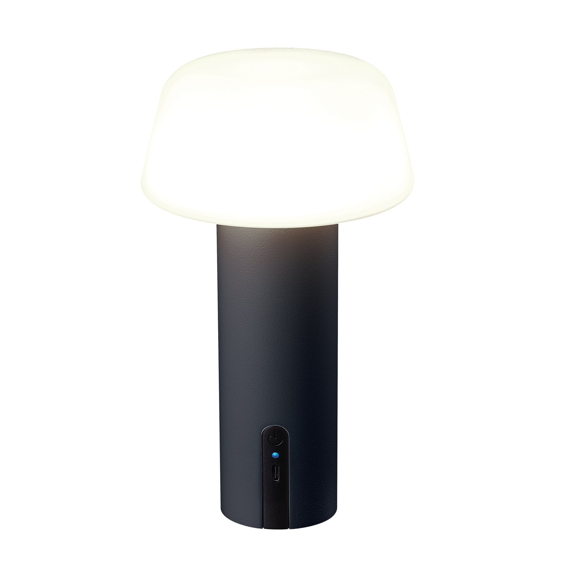 Red Deco Malo H21cm lampe sans fil alu blanc chaud dimmable