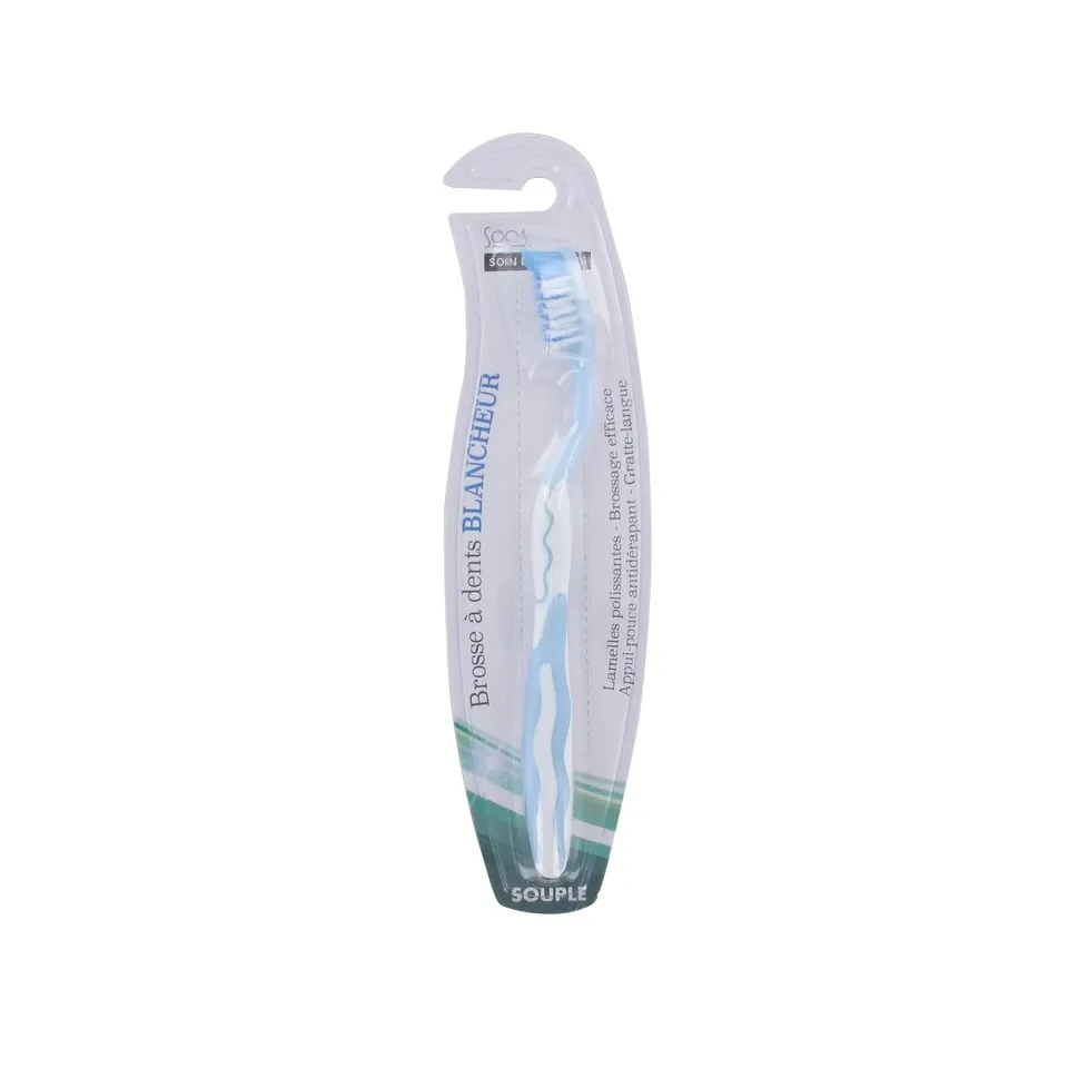 Leader Price Sooa brosse à dents blancheur