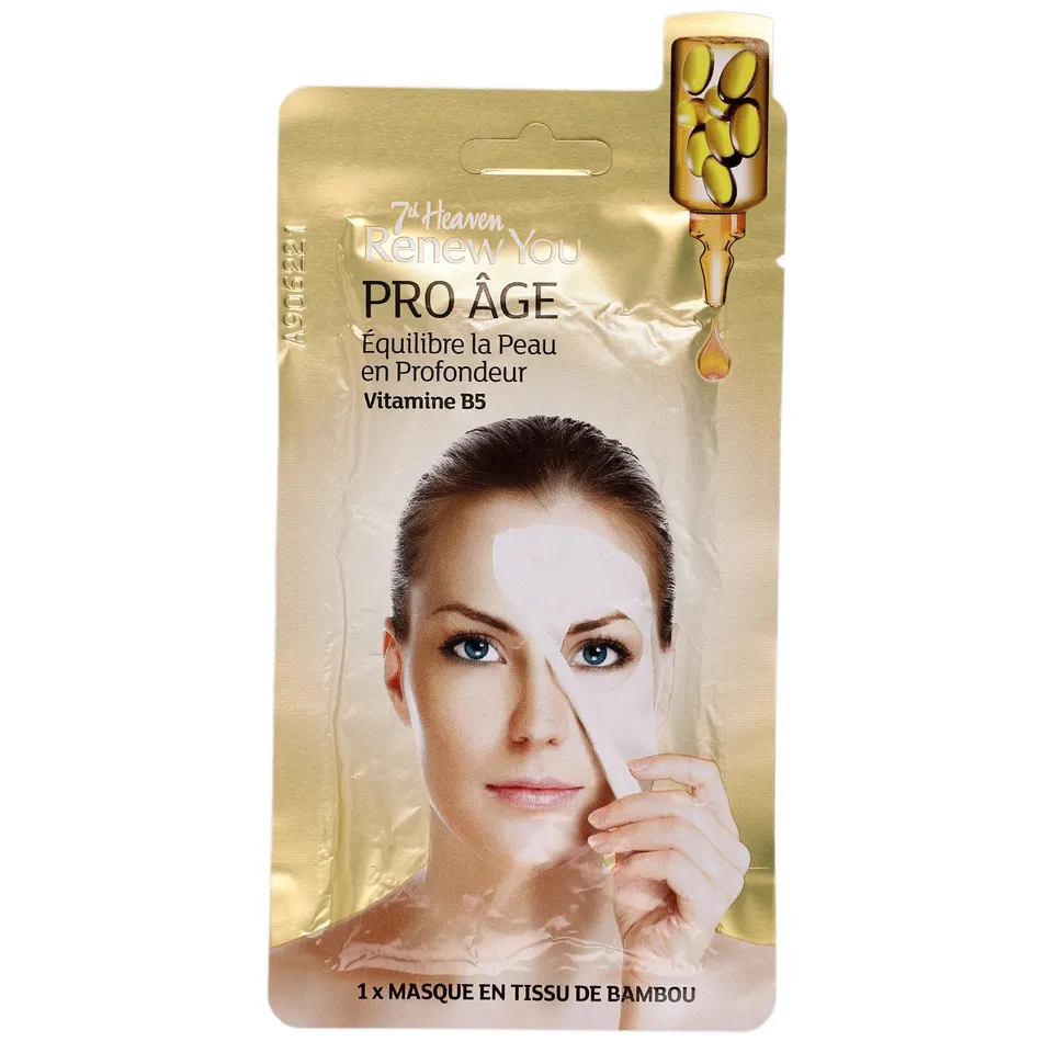 Stokomani Beauté Masque Tissu Vitamine B5 Masque Visage Repulpant