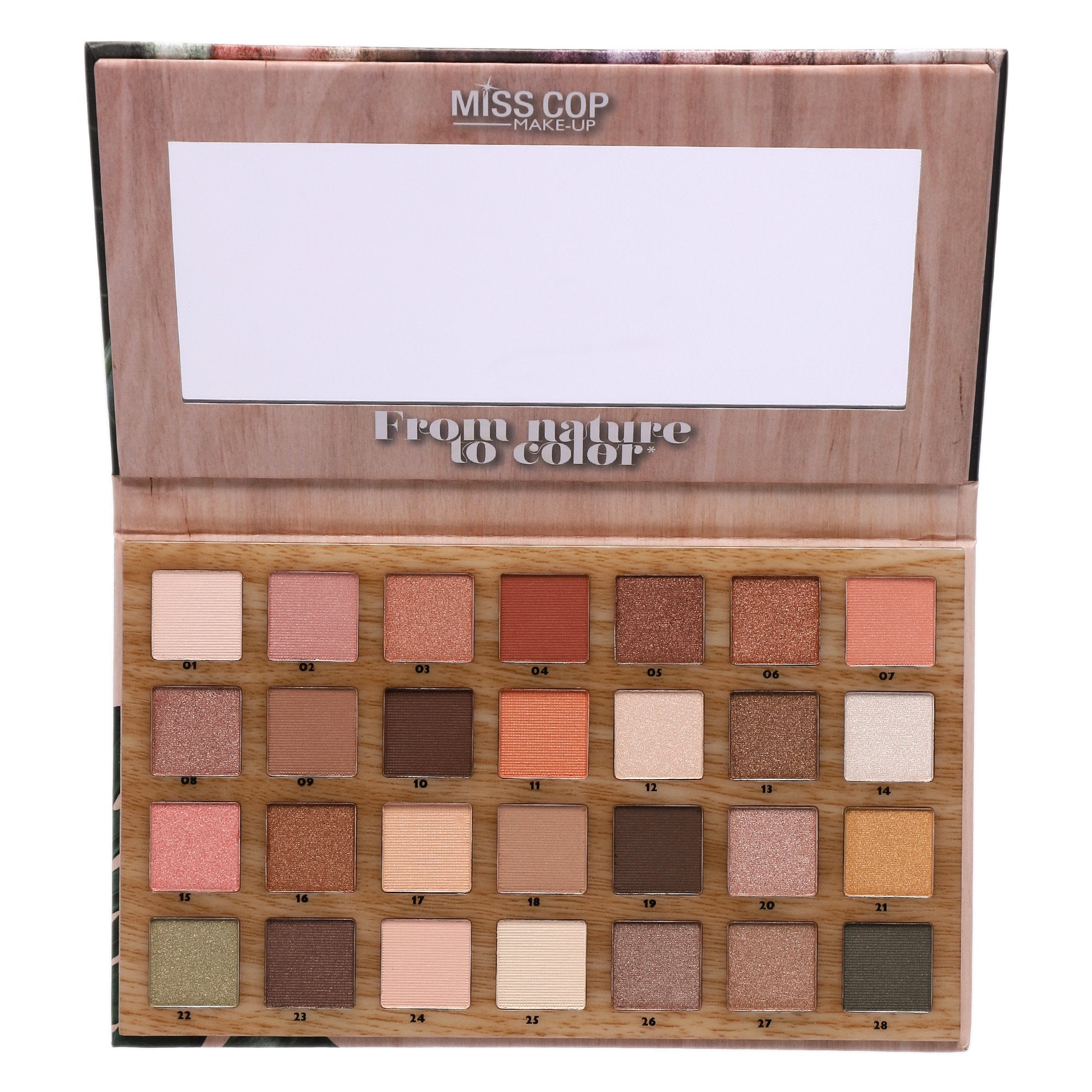 Miss Cop Palette 28 fards à paupières maquillage yeux