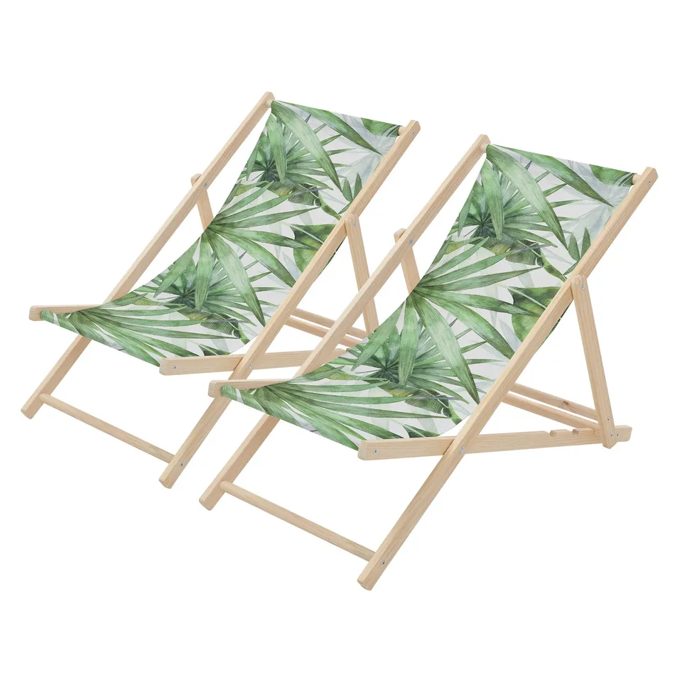 ECD Germany Sport transat bois palmier vert-blanc lot 2