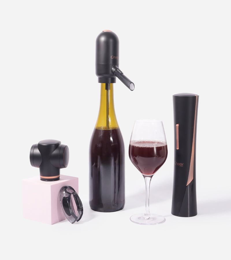 L'avant gardiste Matrix coffret accessoires vin design