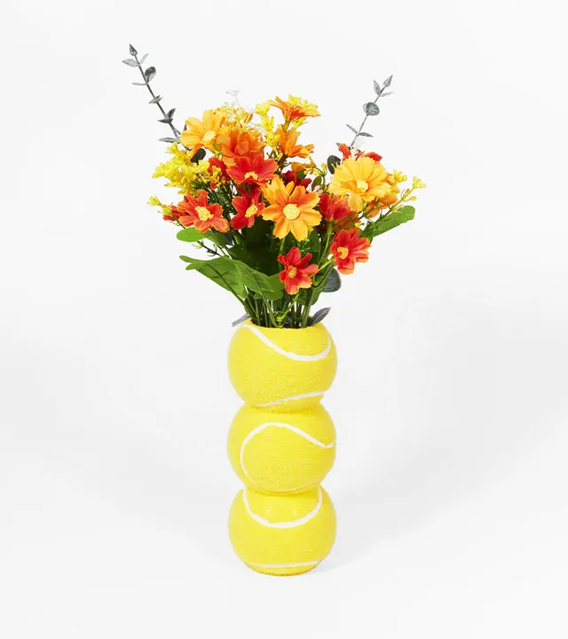 L'avant gardiste Vases coffret vase balles de tennis déco sport