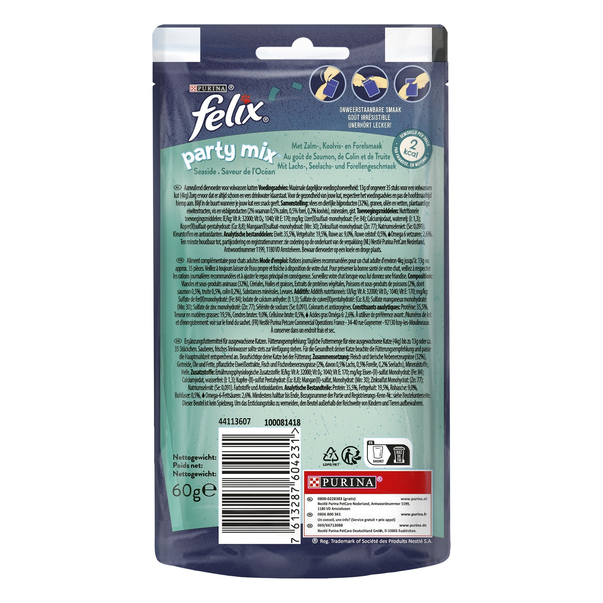 Party Mix friandise chat seaside mix poisson