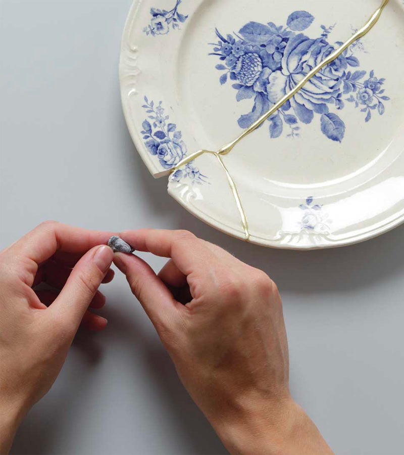Kit Kintsugi DIY réparation céramique dorure