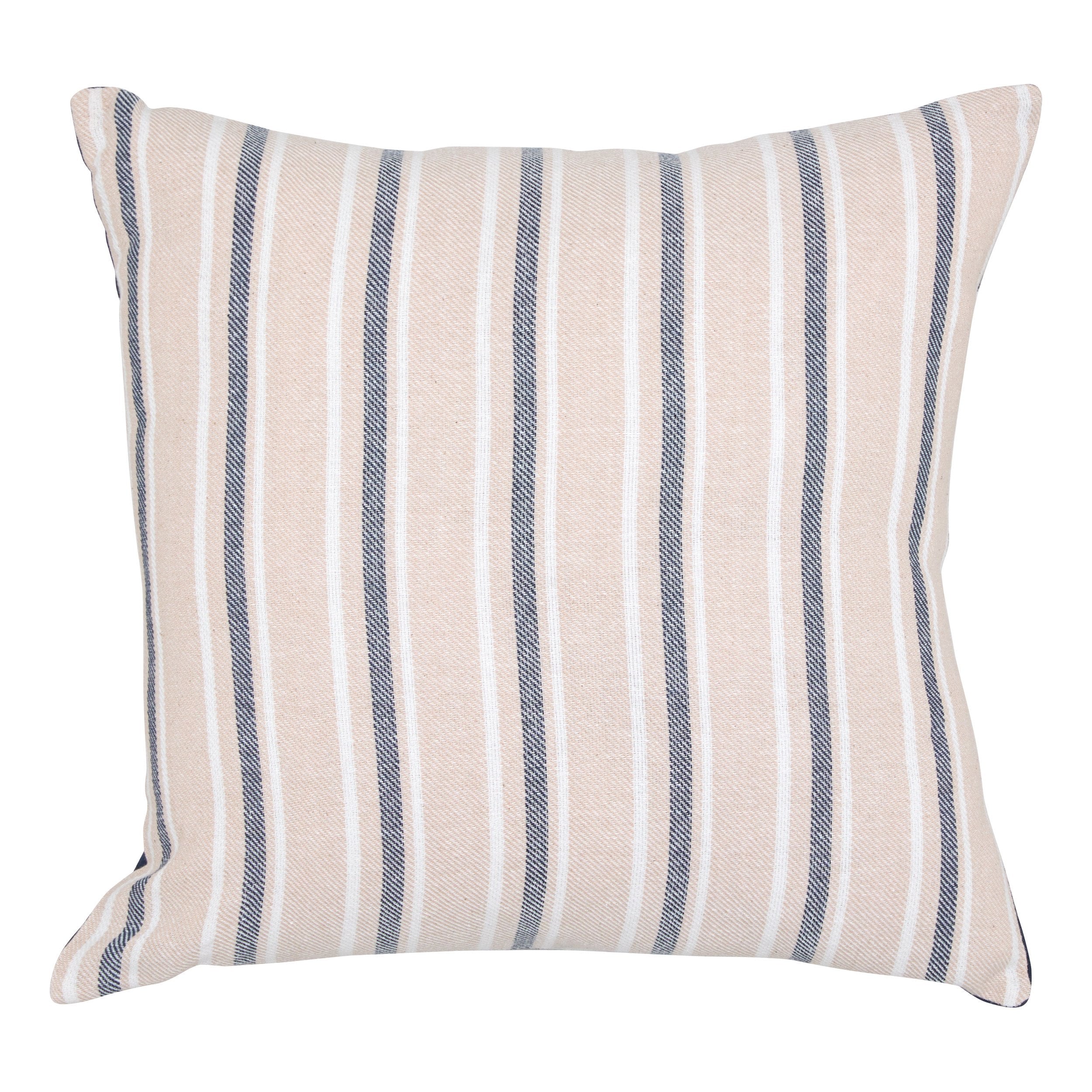 Stokomani Maison Groove coussin 40x40 cm bleu terracotta
