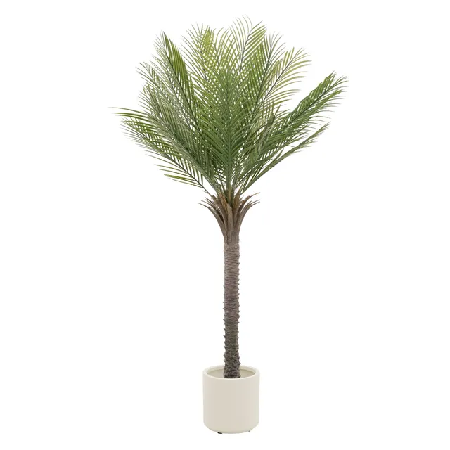 ECD Germany Haus & Wohnen palmier artificiel 150 cm en pot tropical