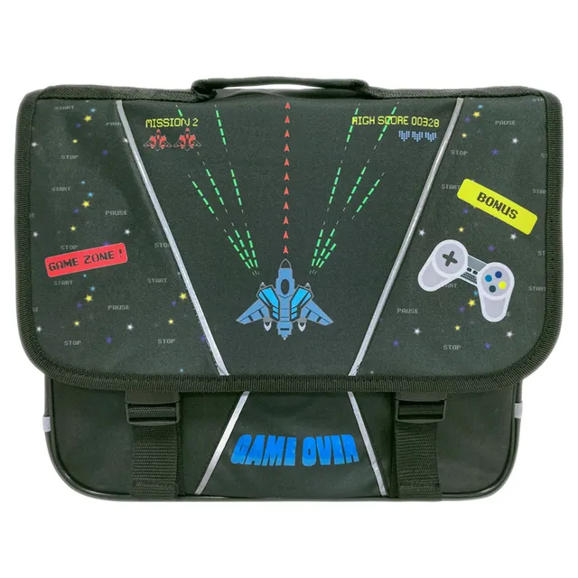 Cartable gaming manettes sac scolaire bretelles rembourrées