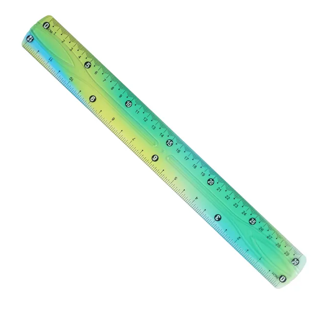 Stokomani Scolaire Règle Flexible 30 cm règle verte incassable