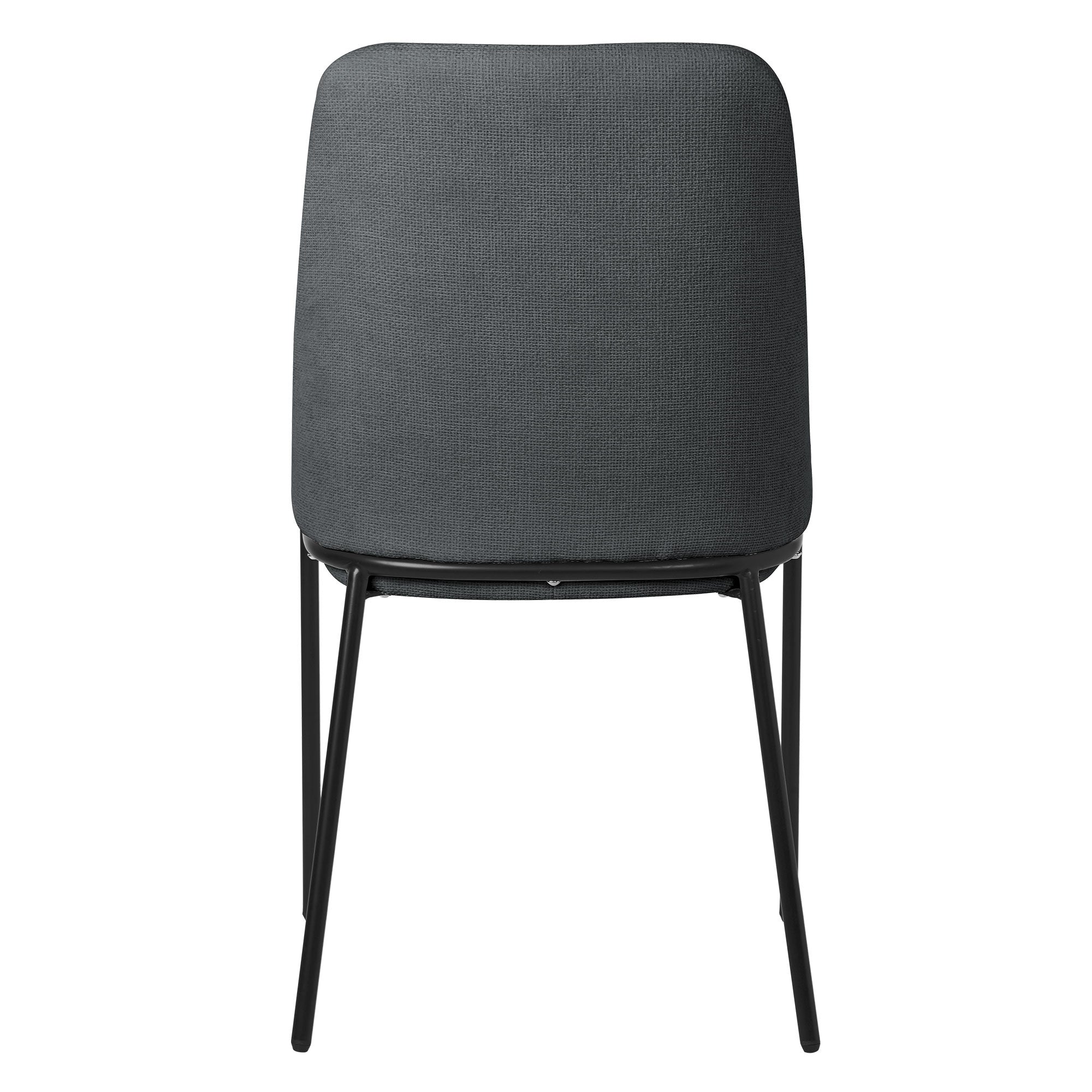 ML-Design chaise salle à manger anthracite lot de 2 tissu rembourrée