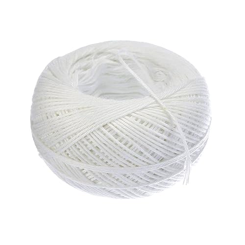 Shop-Story Ficelle Alimentaire Polyester Blanc 100 Mètres