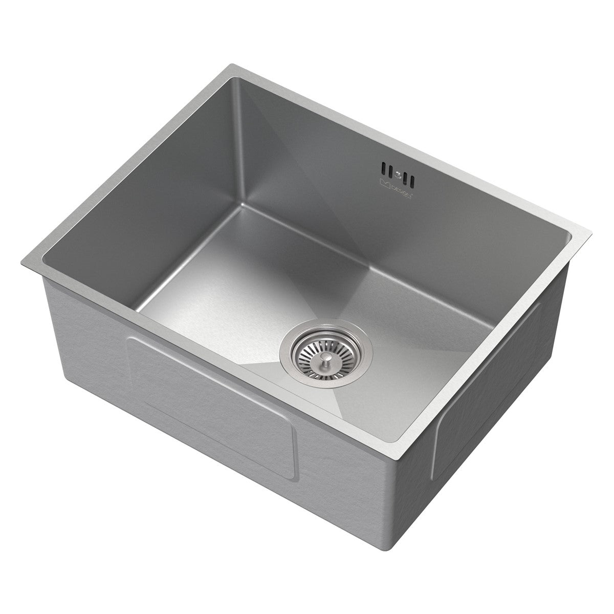 ECD Germany évier encastrable inox anthracite 34x40 cm + bonde