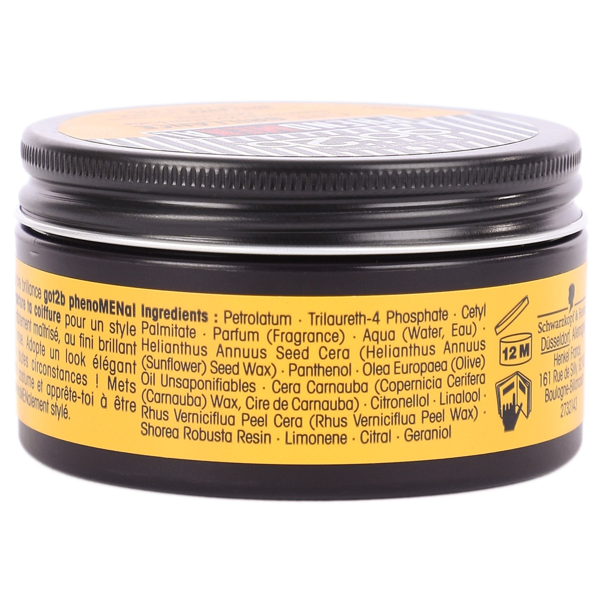 Cire brillance cheveux et barbe fini brillant intense