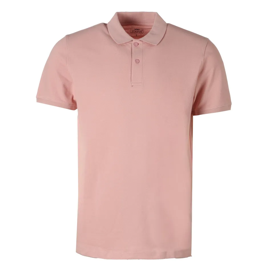 Stokomani Polo manche courte rose homme