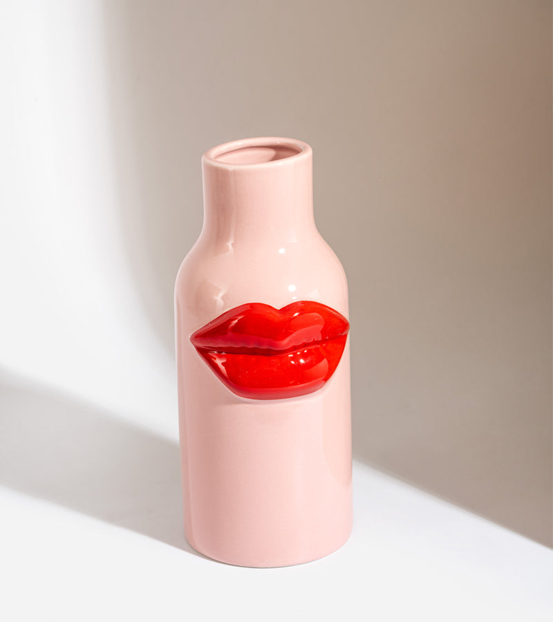L'avant gardiste vase lips céramique Petit baiser glamour