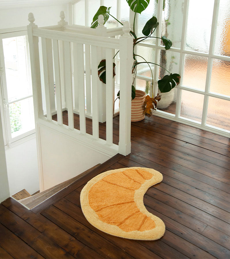 L'avant gardiste croissant tapis déco cuisine moelleux