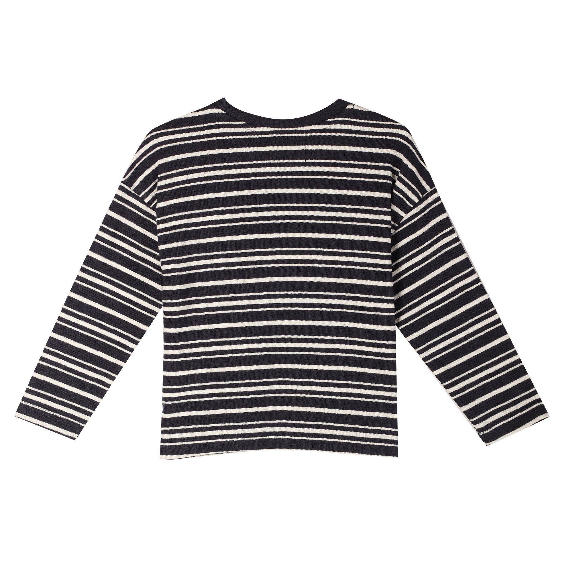 Stokomani Mode tee-shirt marinière bleu foncé enfant
