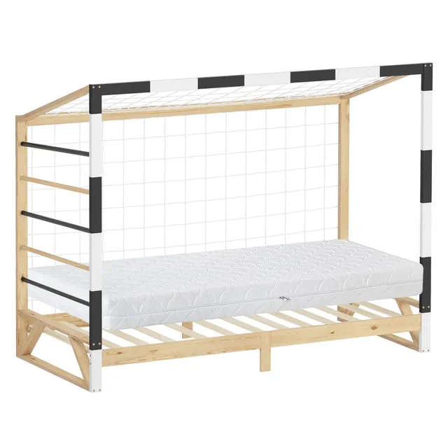 ML-Design lit enfant but foot 90x200 pin avec matelas