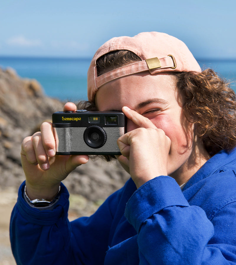 Lenscape V2 appareil photo sans écran marron vintage