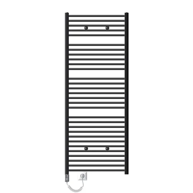 LuxeBath Radiateur électrique 1200W anthracite 750x1800 mm thermostat