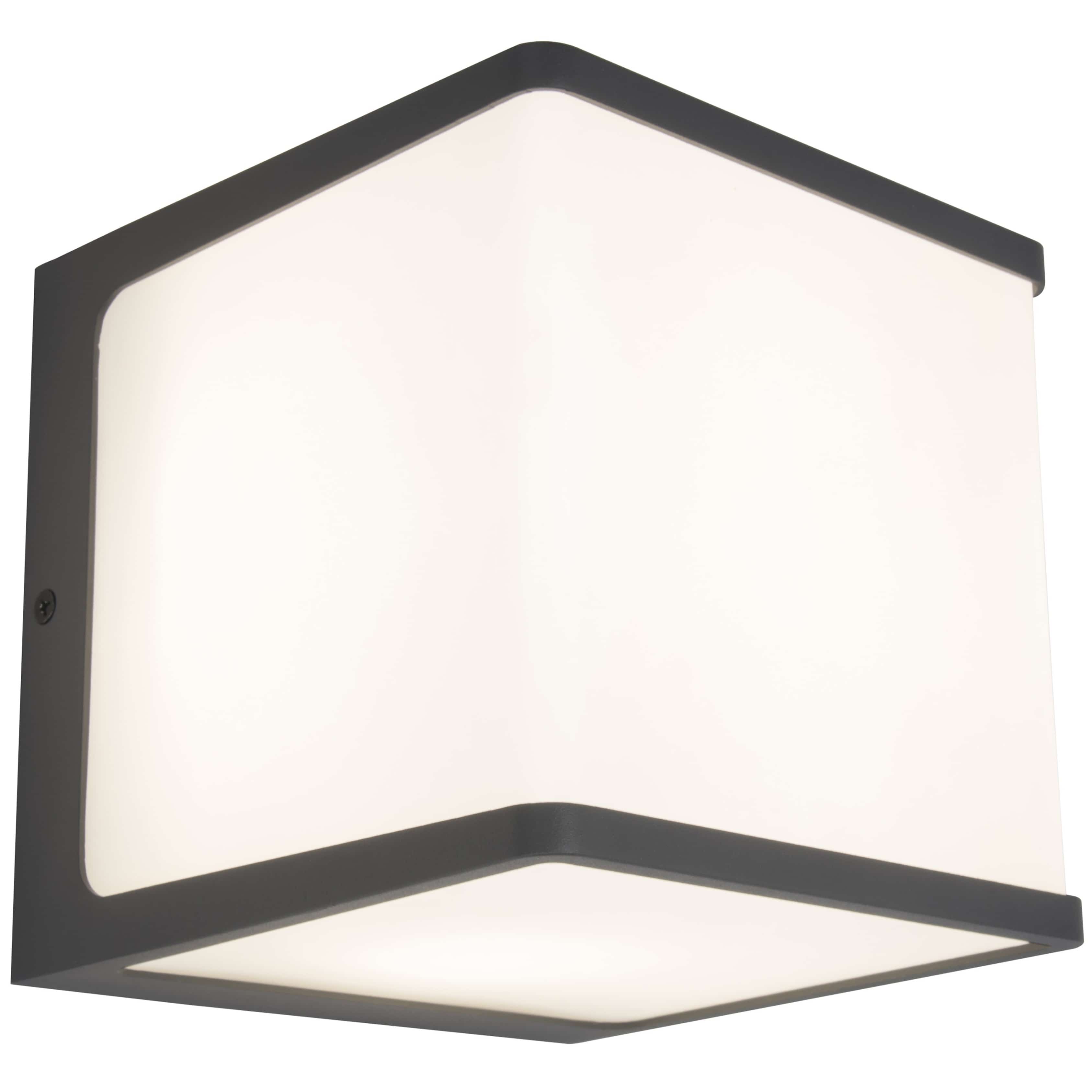 Red Deco Doblo Cube applique filaire gris LED blanc neutre