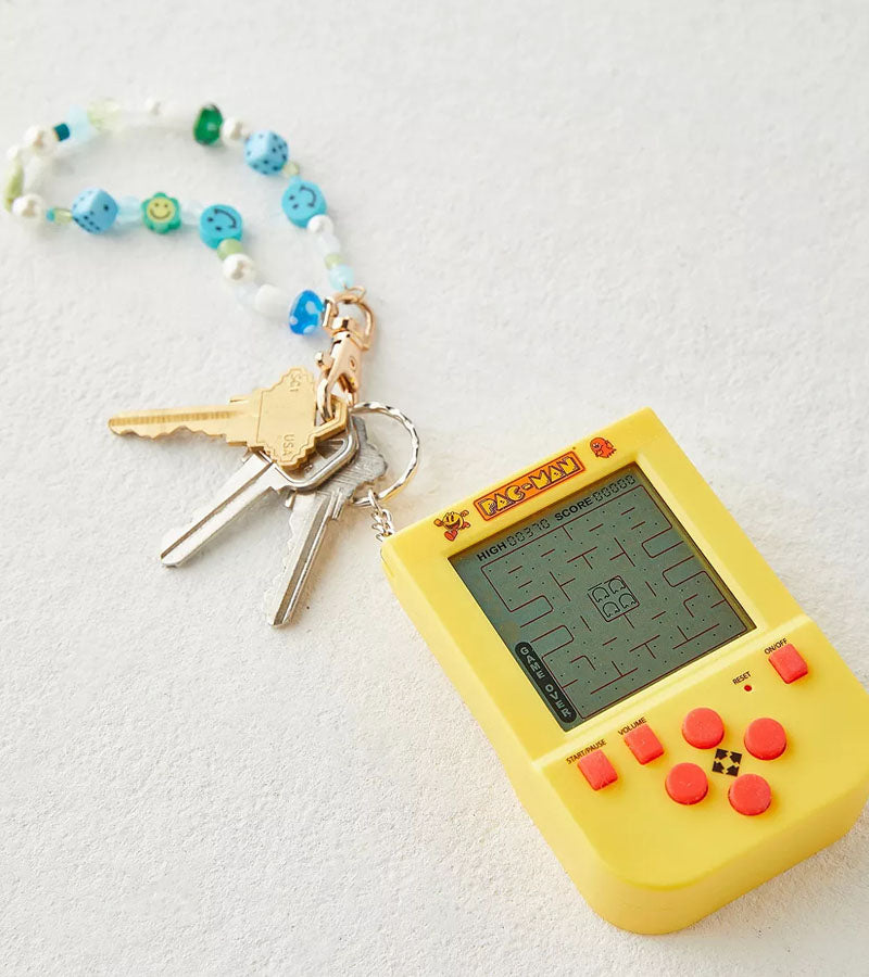 Pac-Man porte-clés rétro geek jeu vidéo
