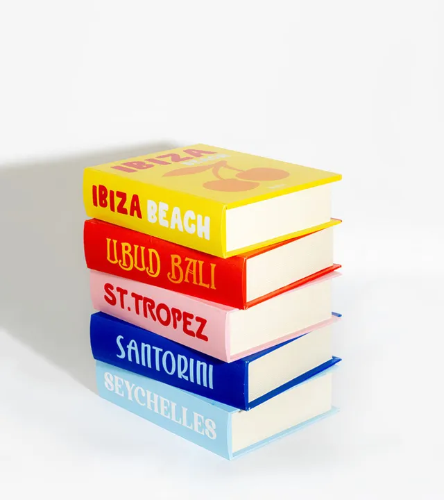 L'avant gardiste Design table d'appoint Pile de livres Paradise