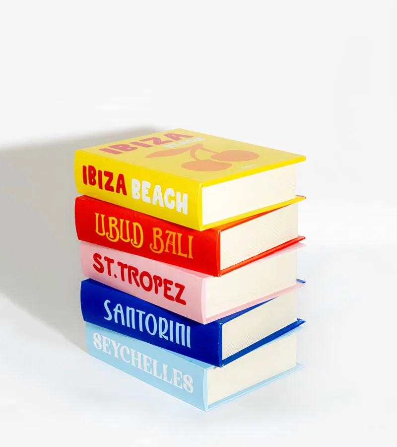 L'avant gardiste Design table d'appoint Pile de livres Paradise
