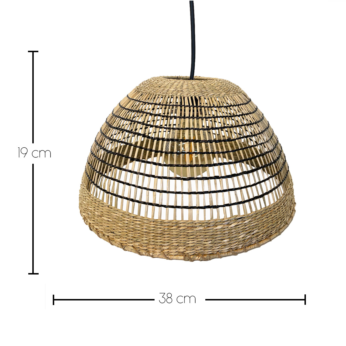 Red Deco Cesare Nomad suspension sans fil herbe marine RGB