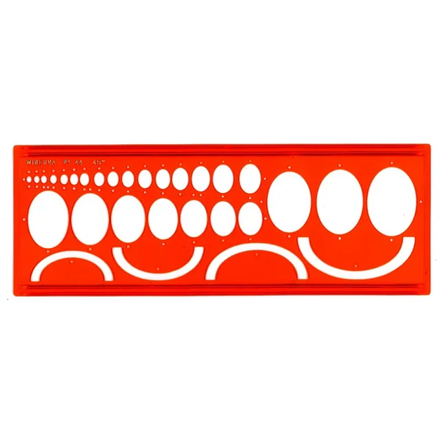 Safe Tool Traces Ellipses N°44/45° gabarit dessin bureau