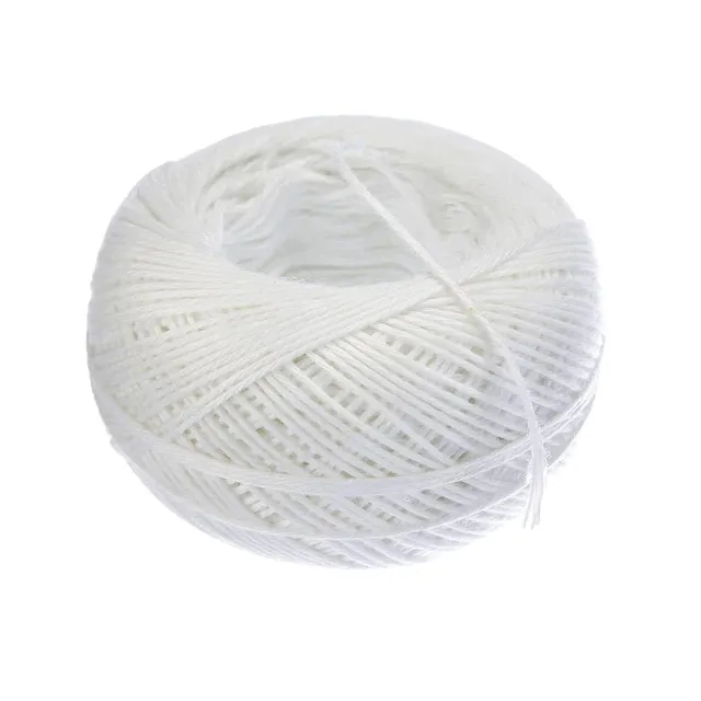 Shop-Story Ficelle Alimentaire Polyester Blanc 100 Mètres