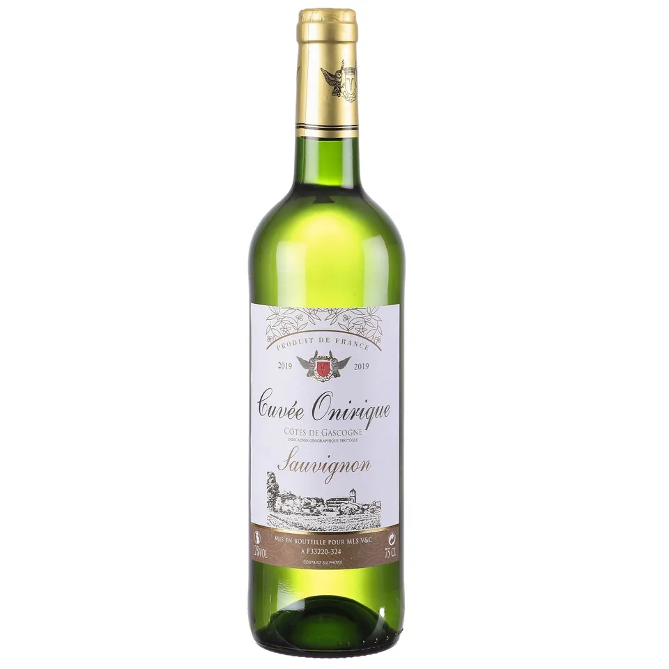 Cuvée Onirique Côtes de Gascogne IGP Sauvignon 2019 vin blanc 12°