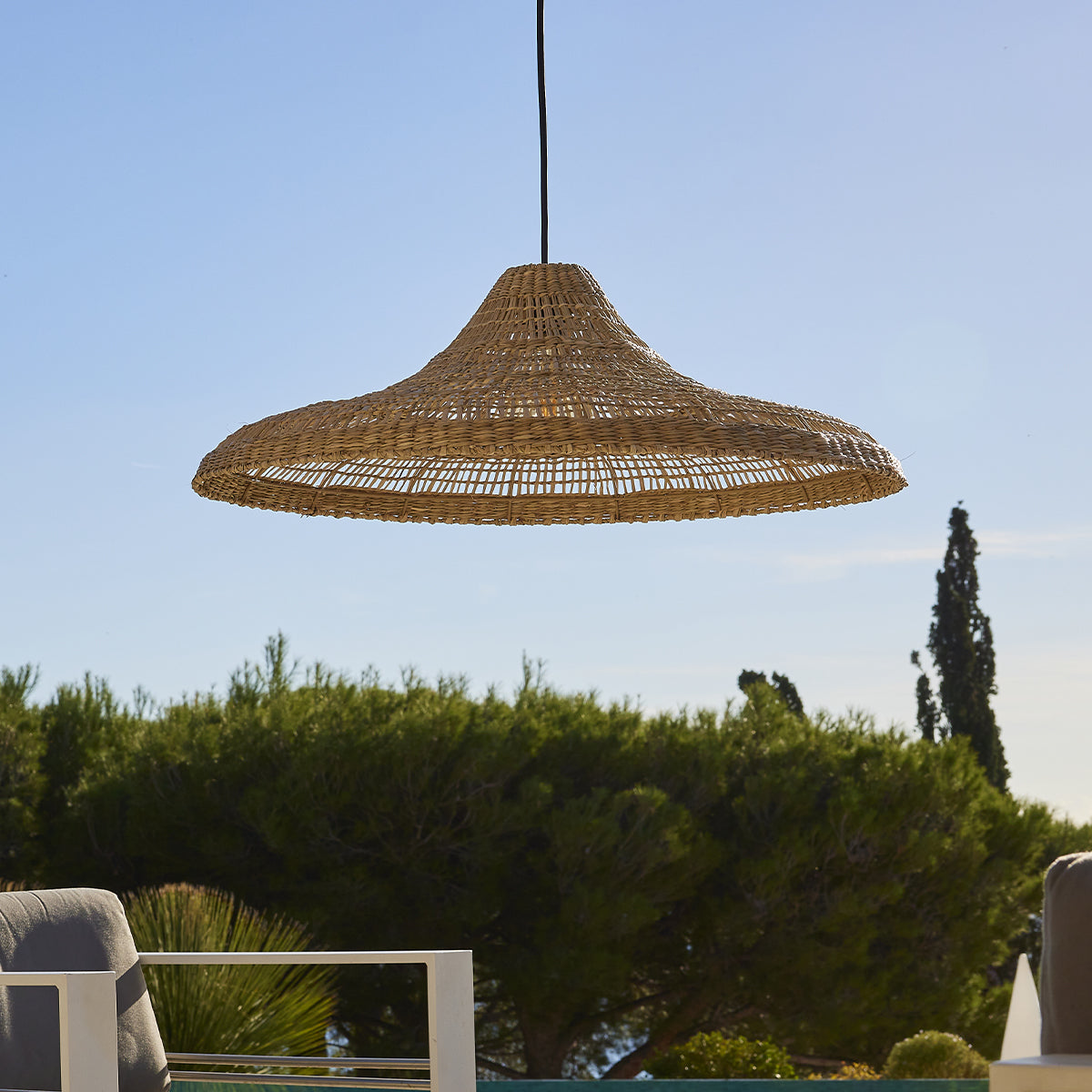 Red Deco Freya Large suspension extérieure herbe marine 5m E27