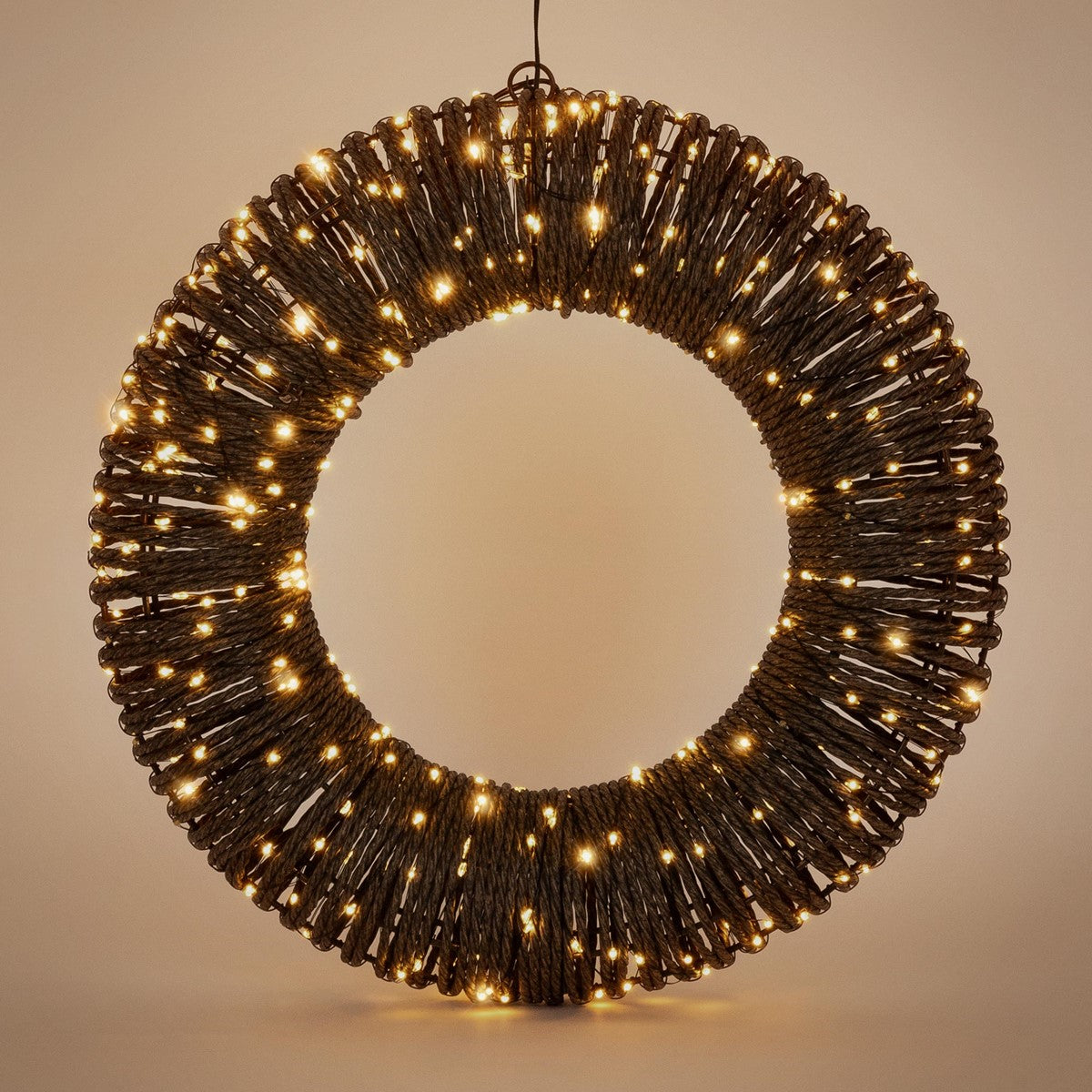 ECD Germany couronne Noël LED 38 cm blanc chaud 400 LED