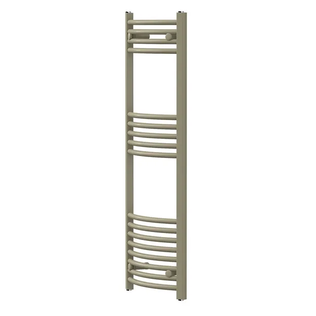 ECD Germany Sahara 400x1200 sèche-serviettes beige courbé acier