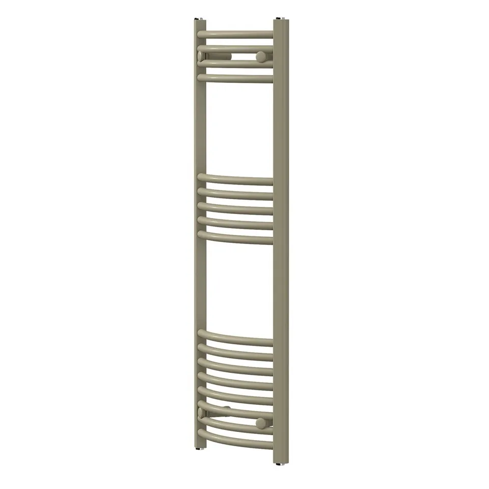 ECD Germany Sahara 400x1200 sèche-serviettes beige courbé acier