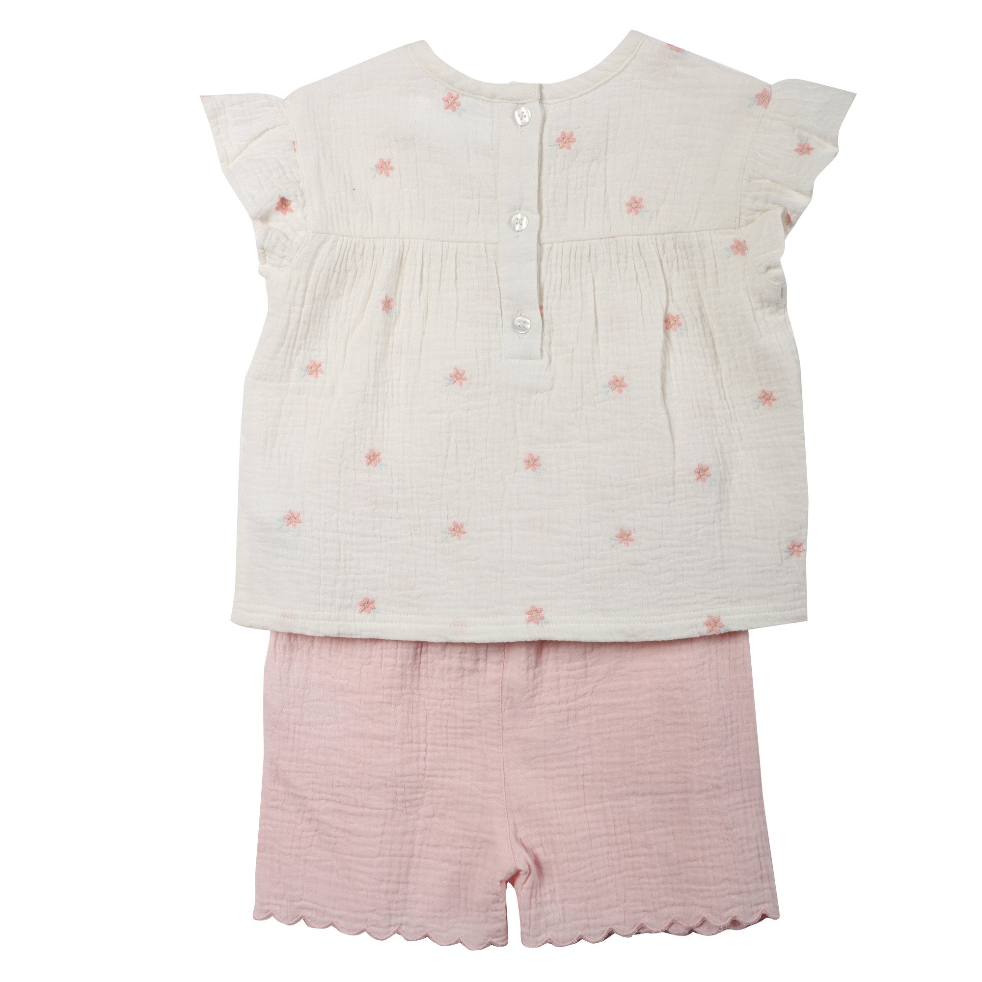 Stokomani Mode ensemble blouse et short 12M été