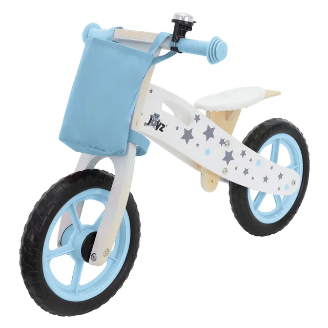 ECD Germany Kinder Joyz draisienne bois bleue siège réglable dès 2 ans