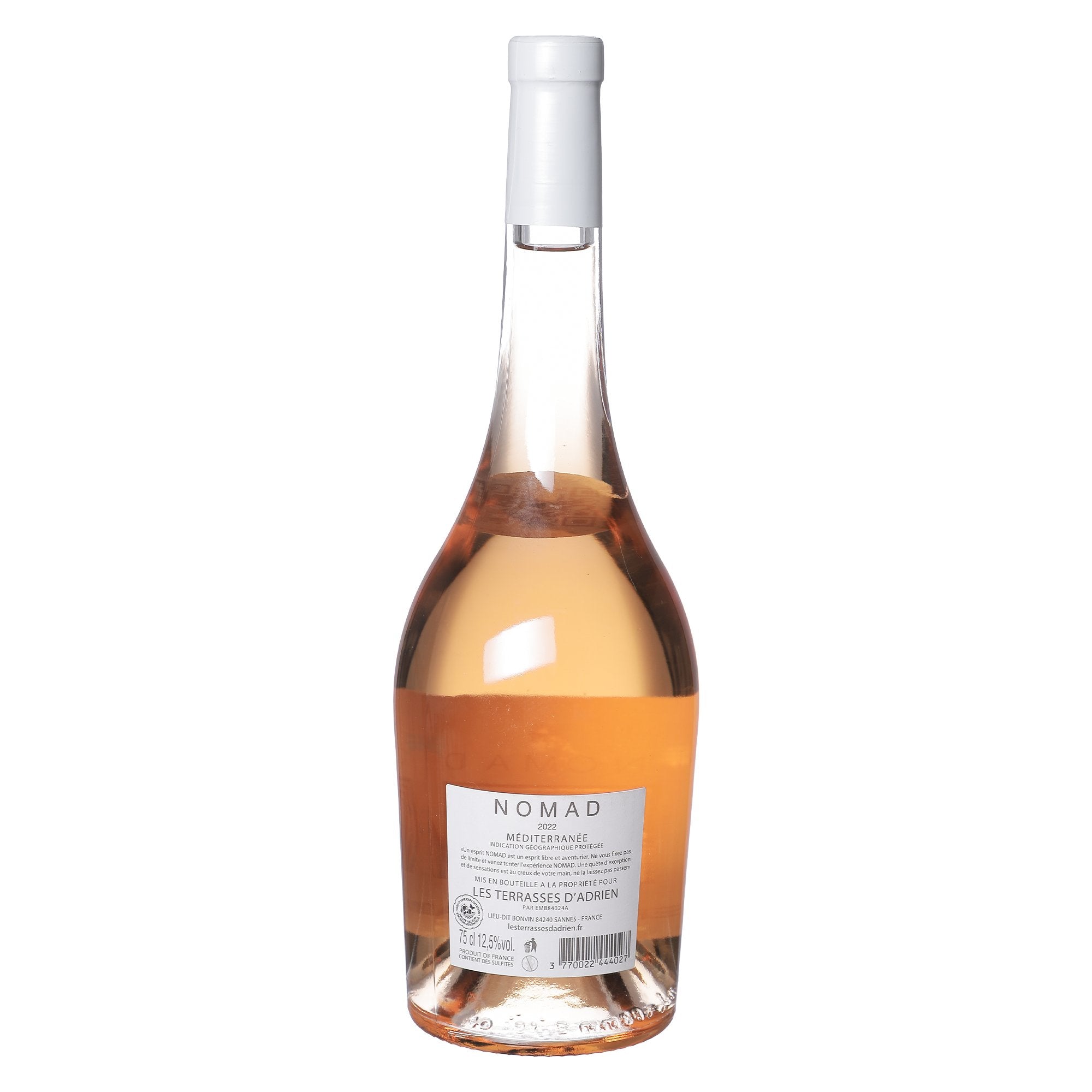 Nomad Méditerranée 2022 vin rosé 12.5% fruits rouges