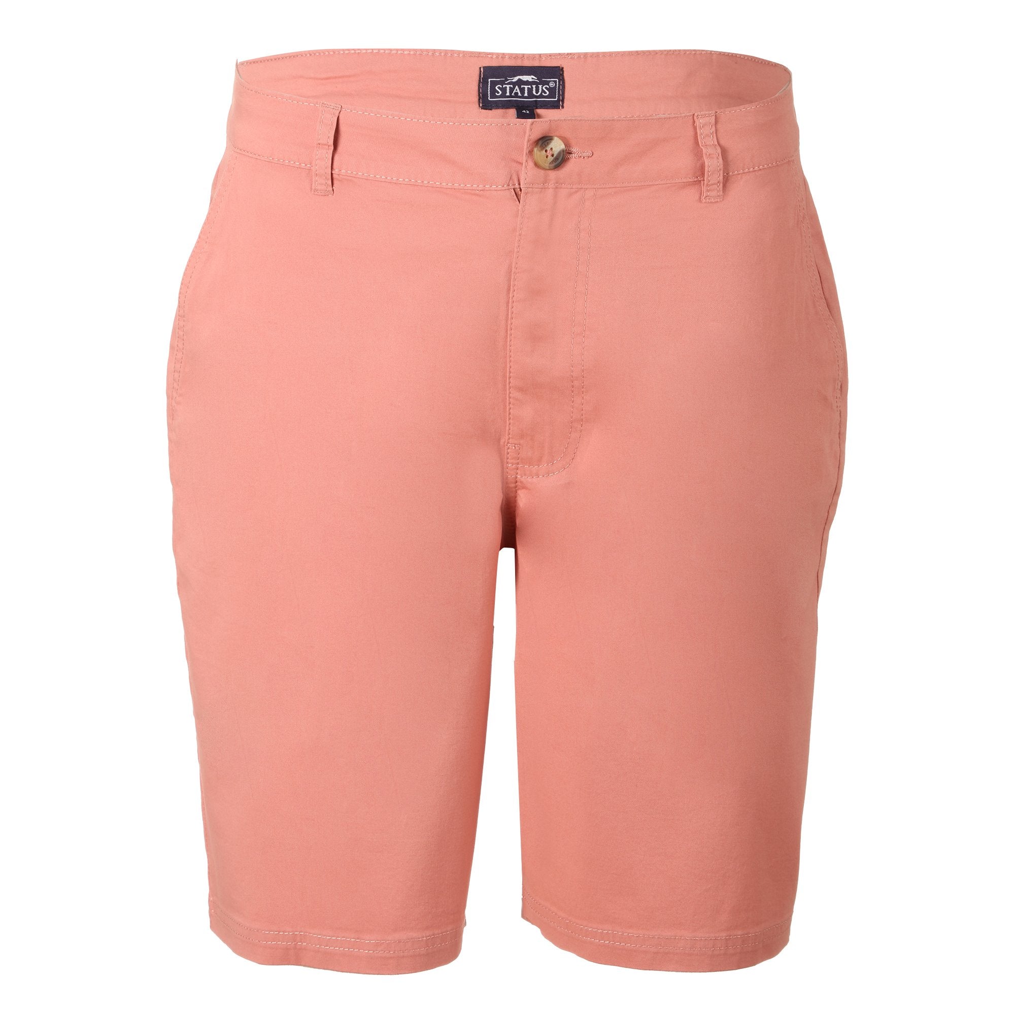 Bermuda chino rose homme taille 42 coton