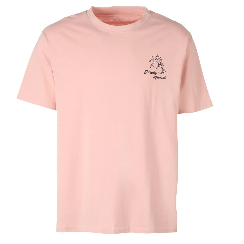 Tee-shirt print rose homme coton manches courtes taille S à XXL