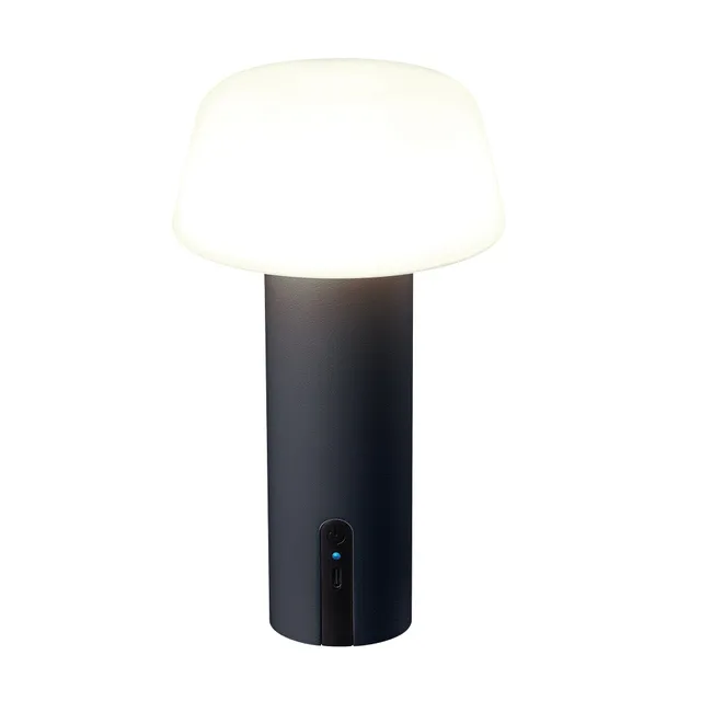 Red Deco Malo H21cm lampe sans fil alu blanc chaud dimmable