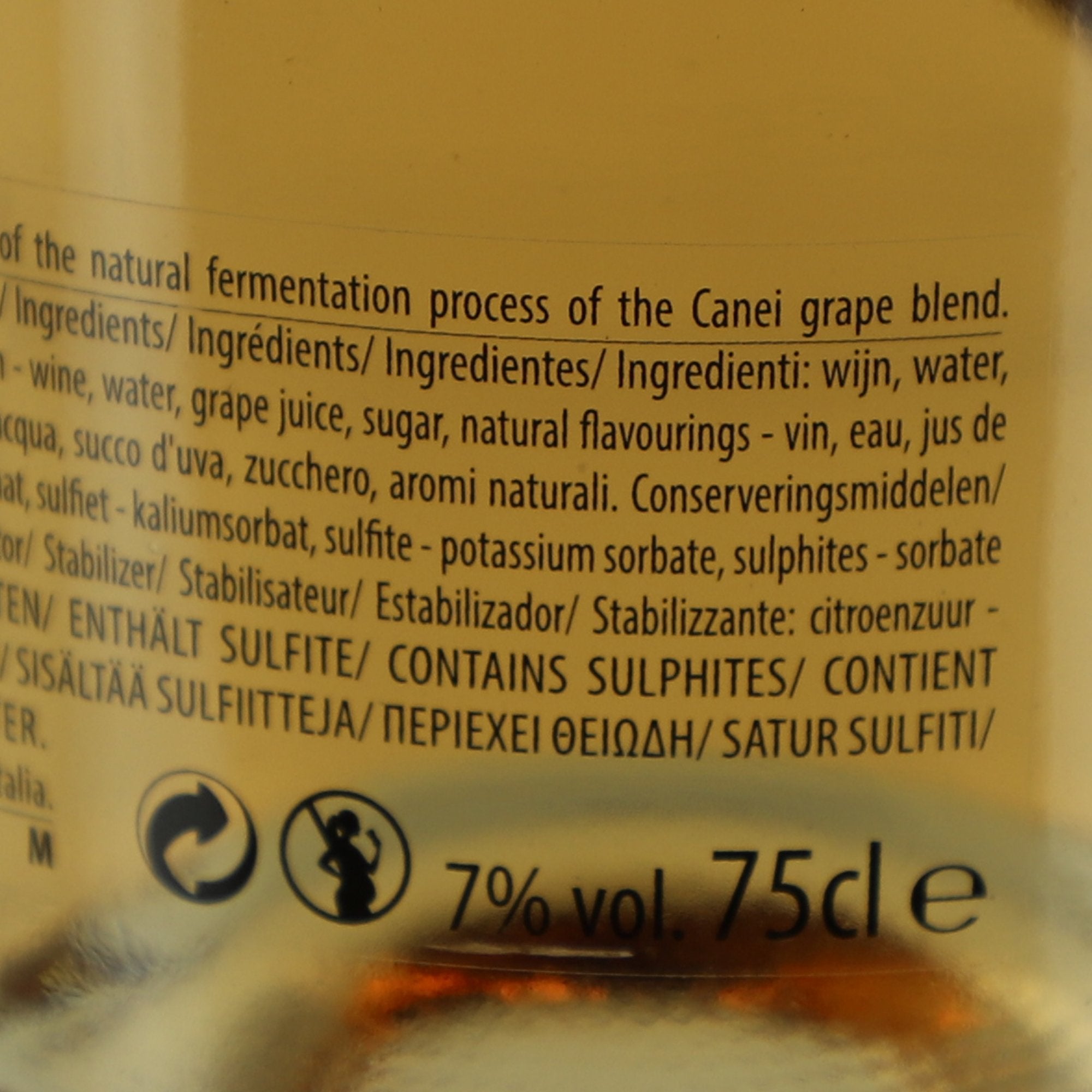Stokomani Vin rosé pétillant aromatisé pêche apéritif
