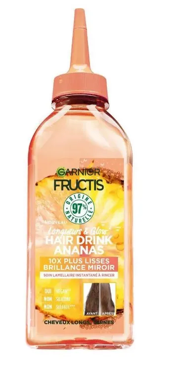 Garnier Fructis Hair Drink soin lamellaire ananas cheveux longs