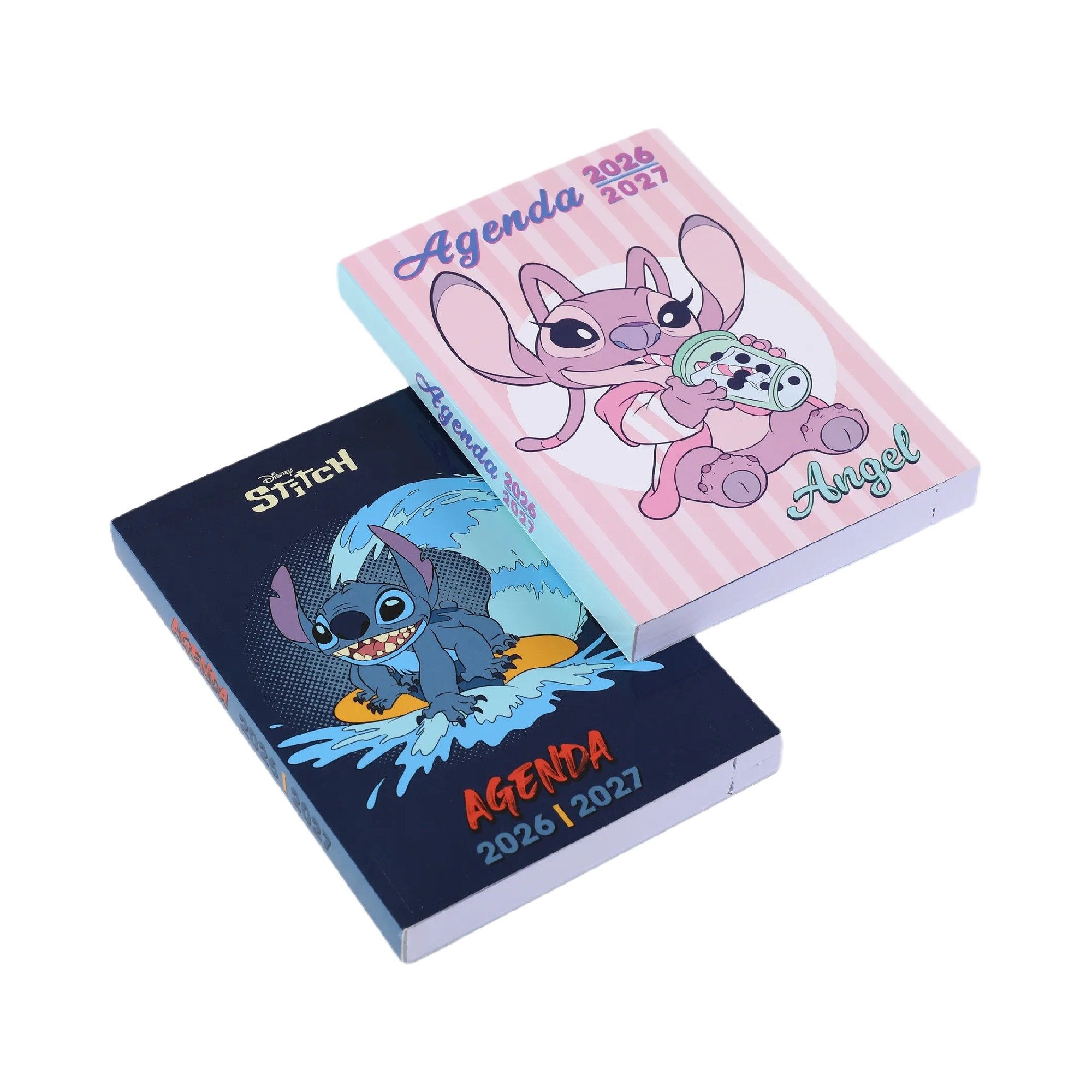 Stitch agenda 2026-2027 scolaire coloré cours et rendez-vous