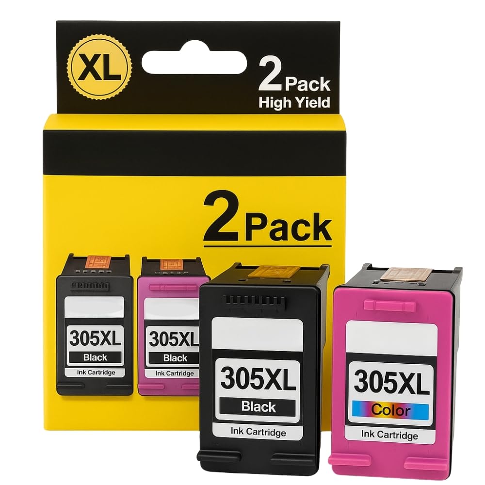 Shop-Story 305XL Cartouche HP Pack 2 Noir Couleur