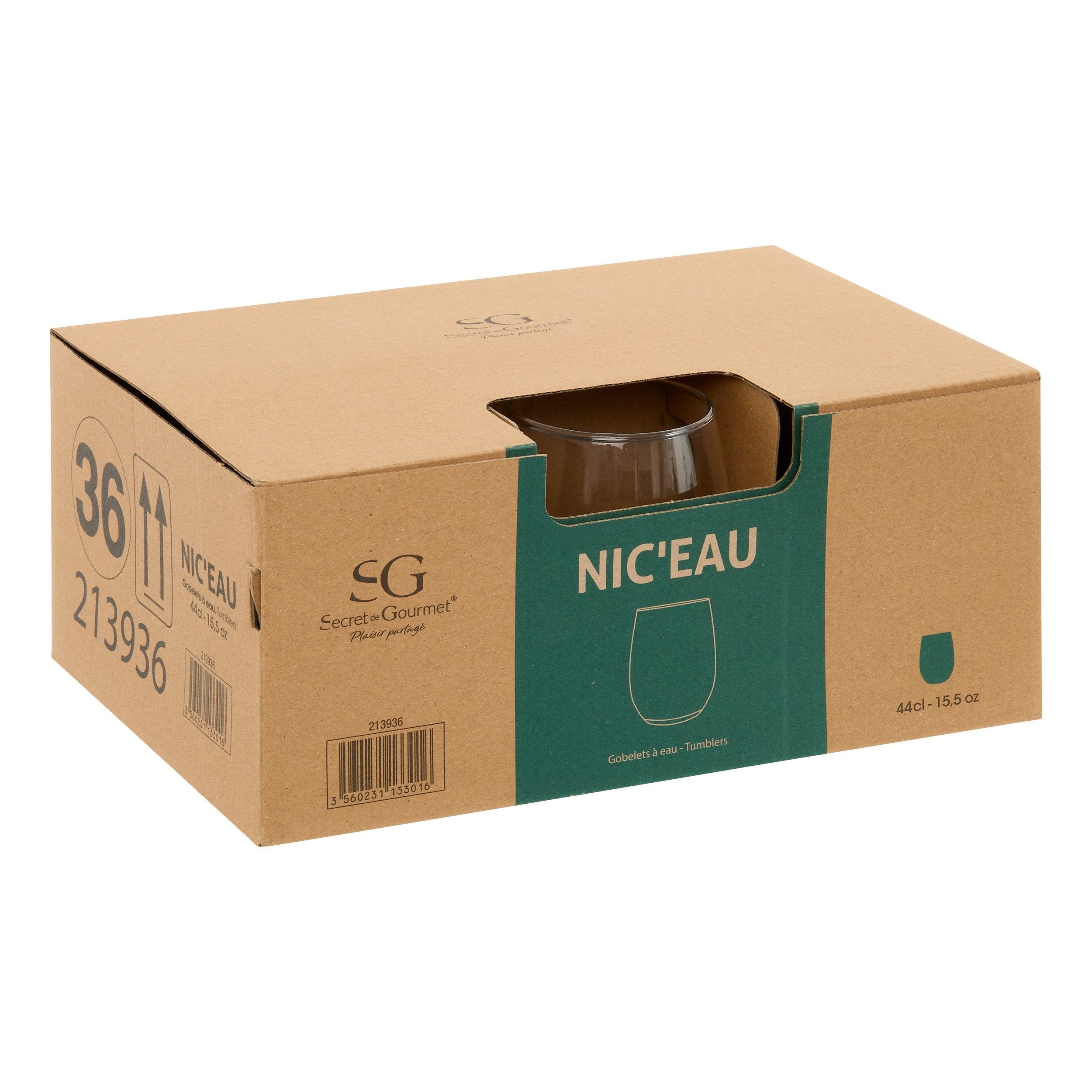 Stokomani Maison lot 6 verres 44 cl