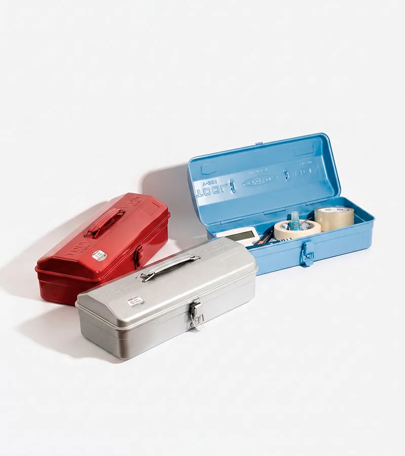 L'avant gardiste Boîte à outils vintage métal rouge grande