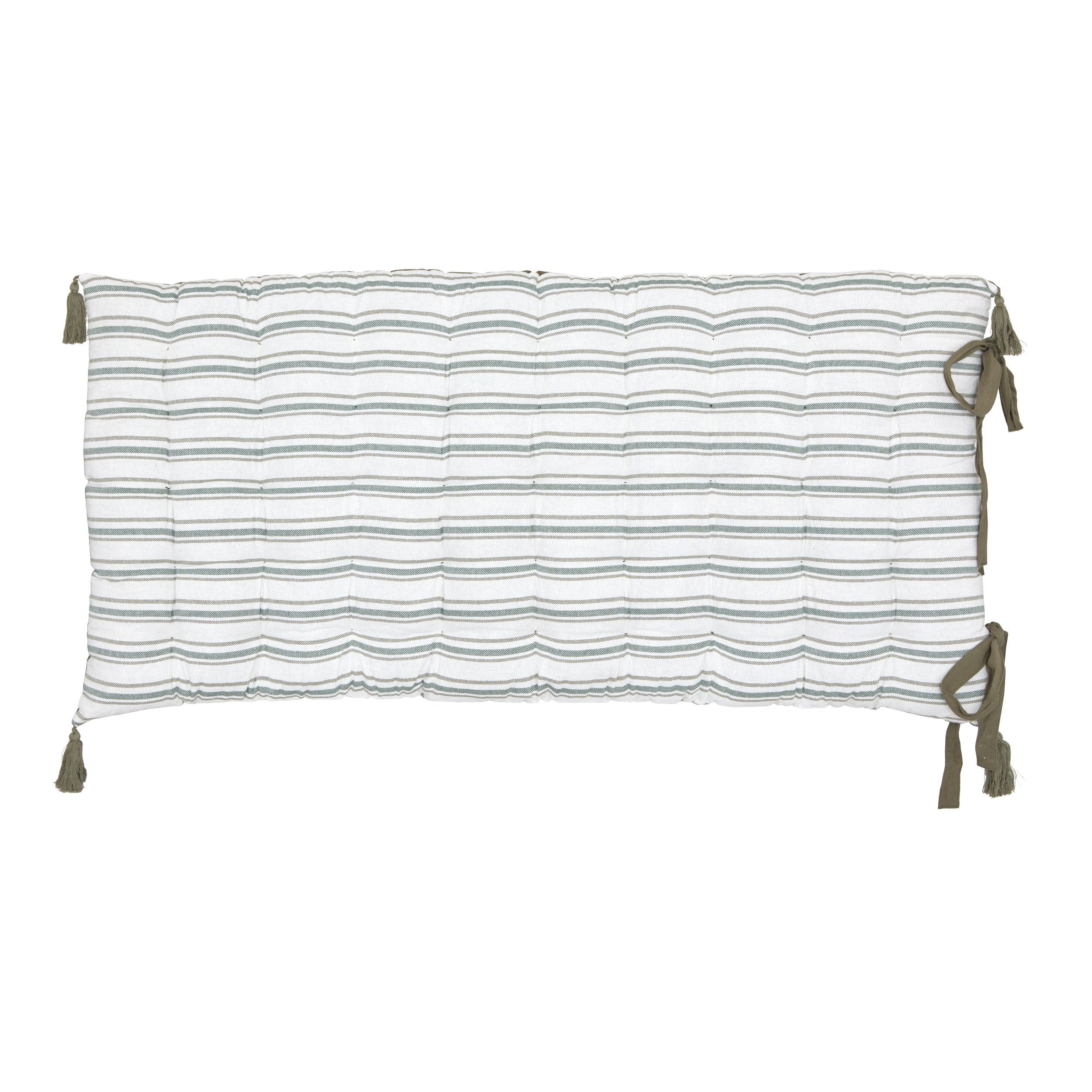Groove 215332A matelas de sol 60x120 cm rayé vert coton